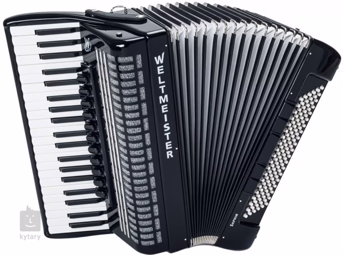 Weltmeister Saphir IV 120 black - Klávesový akordeon