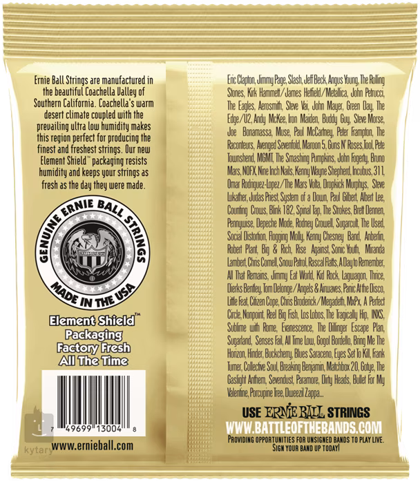 Ernie Ball 3004 Earthwood 80/20 Bronze Light 3 Pack - Kovové struny pro akustickou kytaru