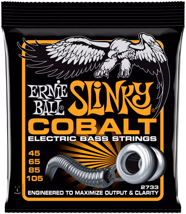 Ernie Ball 2733 Hybrid Slinky Cobalt Electric Bass 45-105 - Struny pro baskytaru