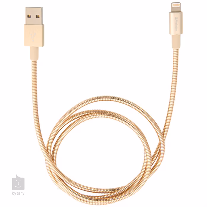 Verbatim Lightning kabel 1m S&CH zlatý - Lightning kabel