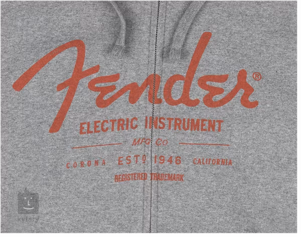 Fender Electric Instruments Zip Hoodie M - Mikina