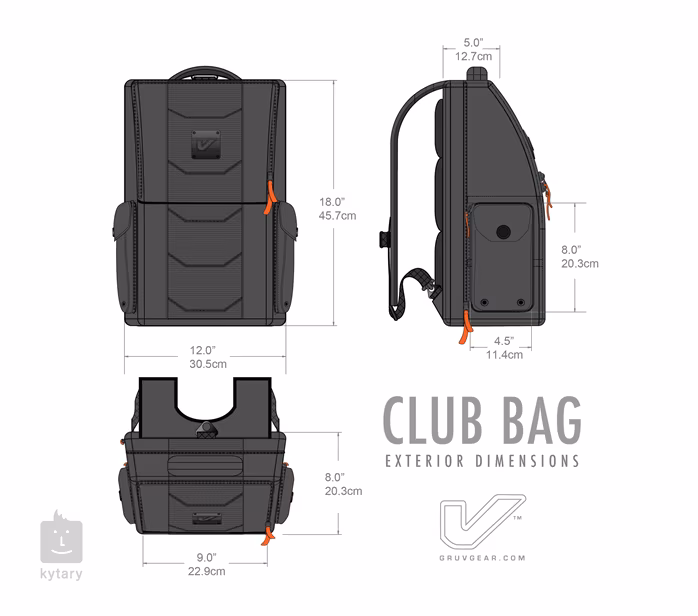 Gruvgear Club Bag - Batoh