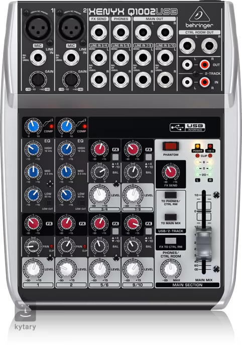 Behringer Q1002USB - Analogový mixážní pult