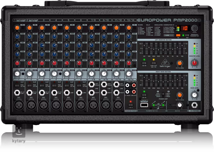 Behringer PMP2000D - Mixážní pult se zesilovačem