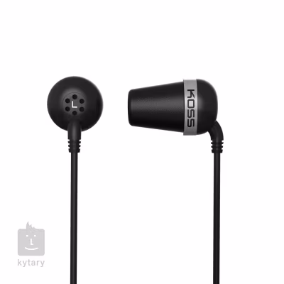 Koss The Plug Black - In-Ear sluchátka
