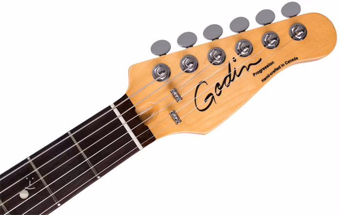 Godin Progression Plus Cherry Burst Flame RN - Elektrická kytara