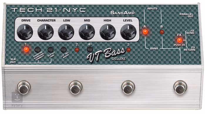 Tech 21 Character Series VT Bass Deluxe - Baskytarový předzesilovač a DI Box