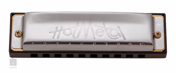 Hohner Hot Metal F-major - Foukací harmonika