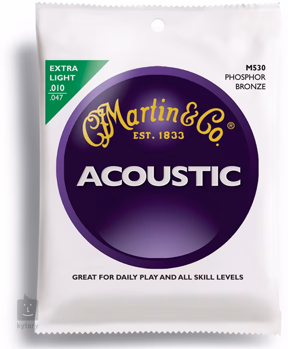 Martin 92/8 Phosphor Bronze Extra Light - Kovové struny pro akustickou kytaru