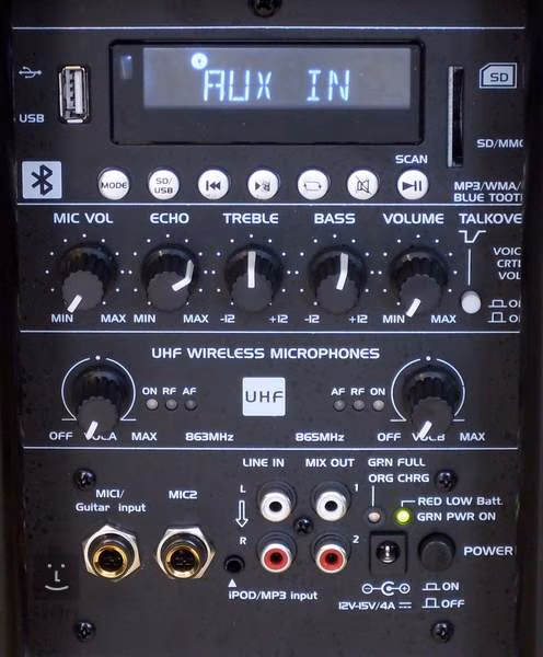 Ibiza sound PORT12UHF-BT - Ozvučovací systém