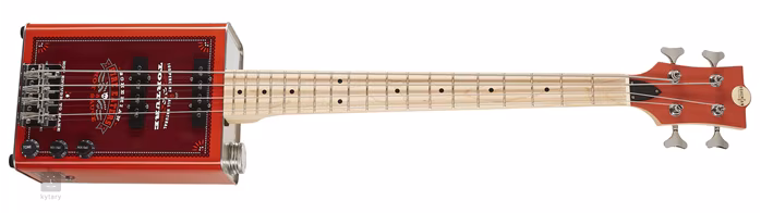 Bohemian Oil Can Bass Guitar - Hot Sauce - Elektrická baskytara