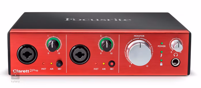 Focusrite Clarett 2 Pre - Thunderbolt zvuková karta