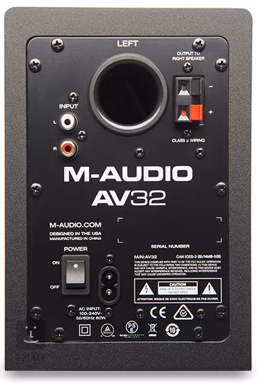 M-Audio AV32 - Aktivní studiové monitory