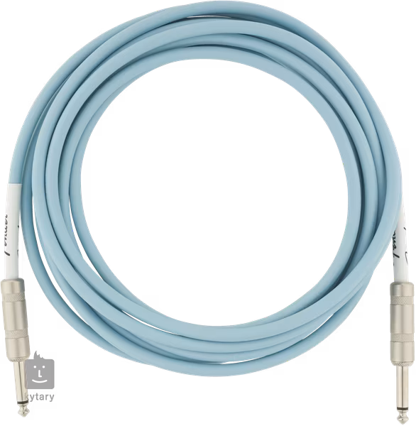 Fender Original Series 10' Instrument Cable Daphne Blue - Nástrojový kabel