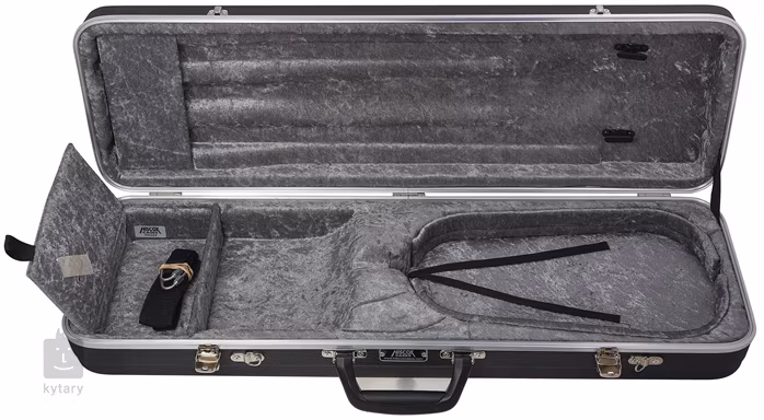 Hiscox Rectangular Violin Case - Black/Silver - Pouzdro na housle