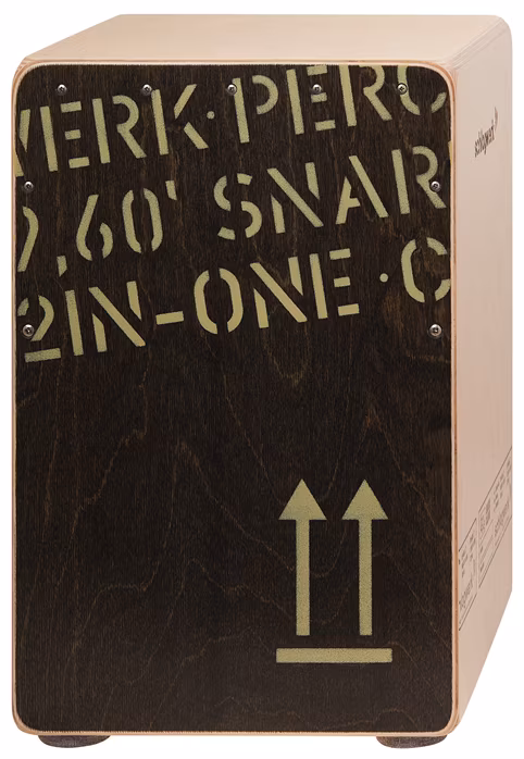 Schlagwerk 2inOne Cajon Black Edition Medium  - Cajon