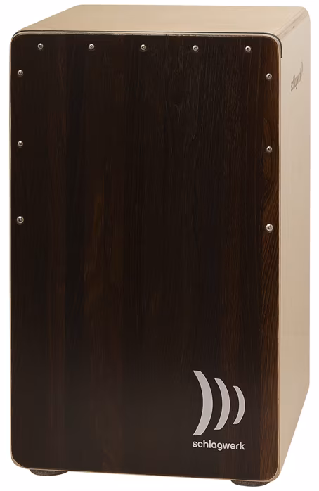 Schlagwerk 2inOne Cajon Dark Oak Soft Touch - Cajon