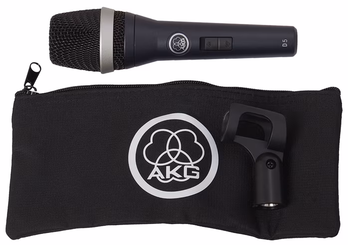 AKG D5 S - Dynamický mikrofon s vypínačem