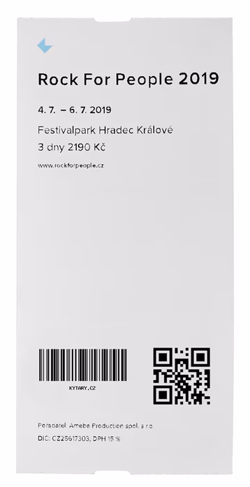 Vstupenka Rock for People 2019 3 dny - 