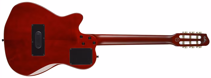 Godin ACS-SA Denim Blue Flame - Elektroakustická midi kytara