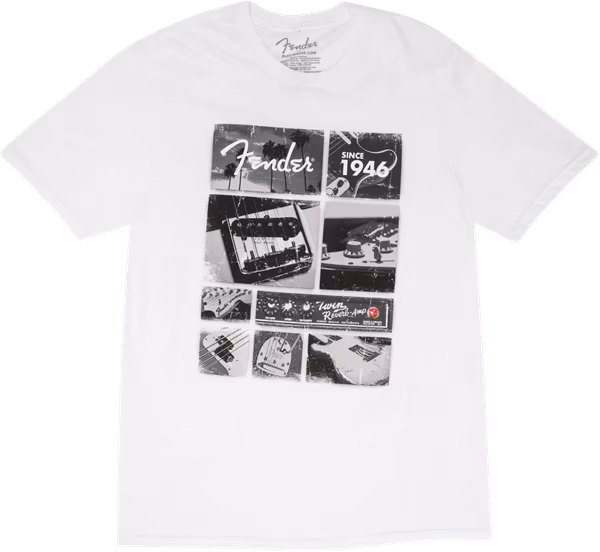 Fender Vintage Parts T-Shirt White M - Tričko