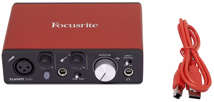 Focusrite Scarlett Solo 2nd Gen - USB zvuková karta