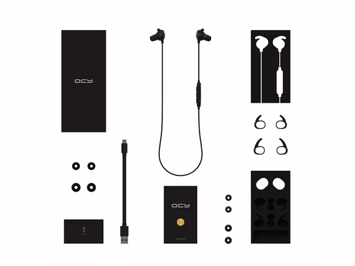 QCY Phantom black (QY19) - Bezdrátová sluchátka