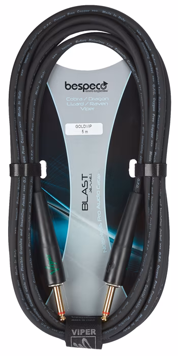Bespeco GOLDVIP - Nástrojový kabel