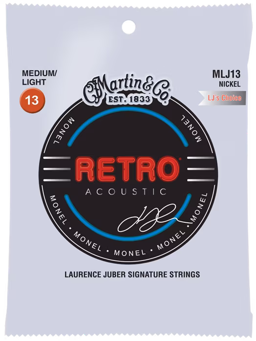 Martin Retro Medium Light - LJ's Choice - Kovové struny pro akustickou kytaru