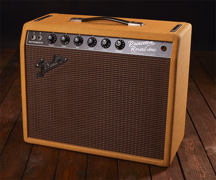Fender 2015 Princeton 65 Reverb Tweed LTD Made in USA - Kytarové lampové kombo