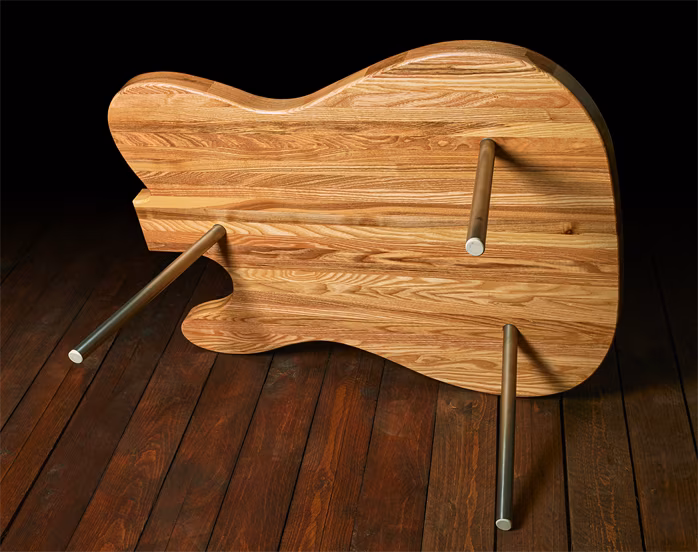 Dekanka Konferenční stolek 2. z masivu - jasan - Konferenční stolek