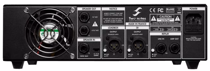 Two Notes Reload - Speaker Simulator, Reaktivní Load Box