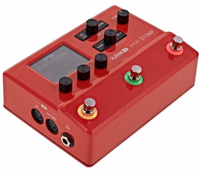 Line 6 Helix HX Stomp Red Limited Edition - Kytarový multiefekt