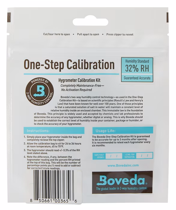 Boveda Hygrometer Calibration Kit - Kytarová kosmetika