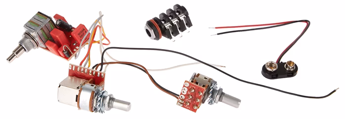 Glockenklang Onboard Preamp 2-band stacked - Aktivní elektronika pro baskytaru