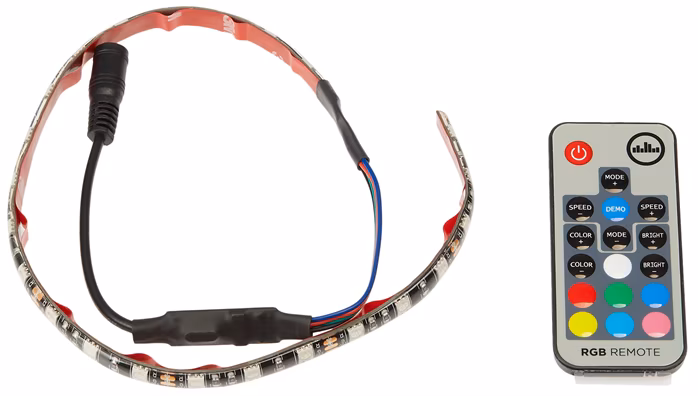 Temple Audio RGB LED Light Strip with Remote for SOLO 18 - Příslušenství