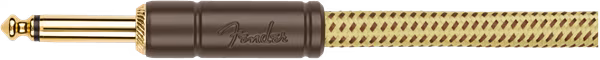 Fender Deluxe Series 30' Coil Cable Tweed - Nástrojový kabel