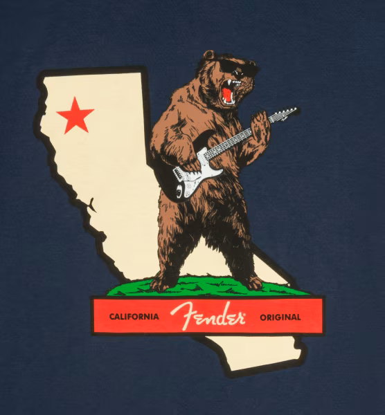 Fender Rocks Cali T-Shirt L - Tričko