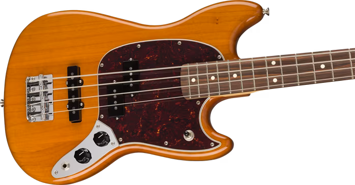 Fender Player Mustang Bass PJ PF AGN - Elektrická baskytara