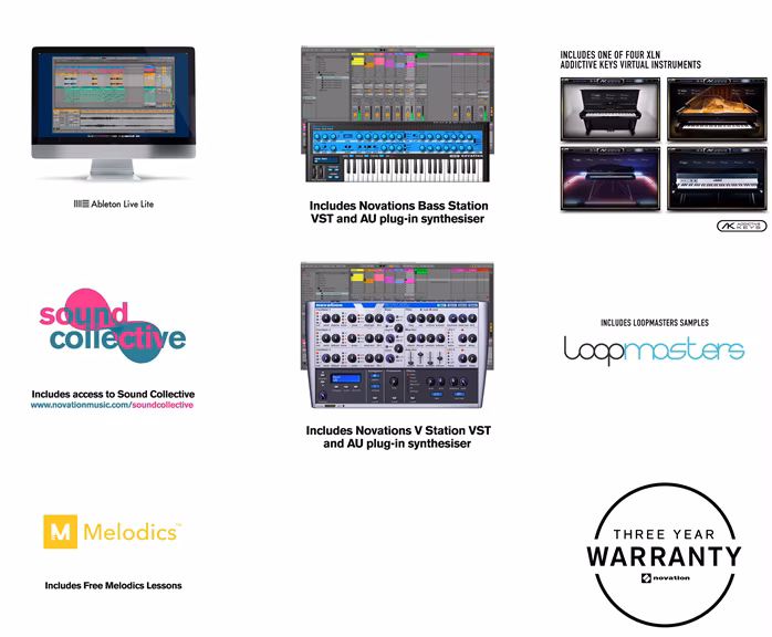 Novation Launchkey 61 MK2 - USB/MIDI keyboard