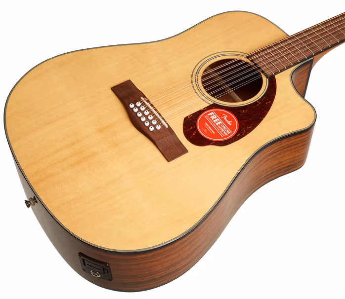 Fender CD-140SCE-12 NAT WC (použité) - Dvanáctistrunná elektroakustická kytara
