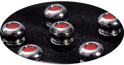 Martin Luxe Bridge Pins Chrome - Kolíčky do kobylky