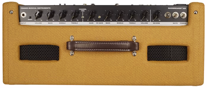 Fender Bassbreaker 30R Lacquered Tweed - Kytarové lampové kombo