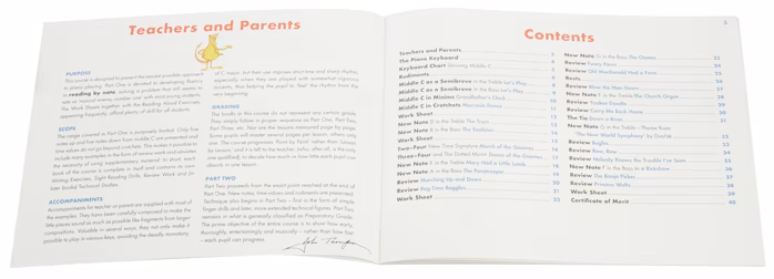 MS John Thompson's Easiest Piano Course: Part 1 - Revised Edition - Škola hry na klavír