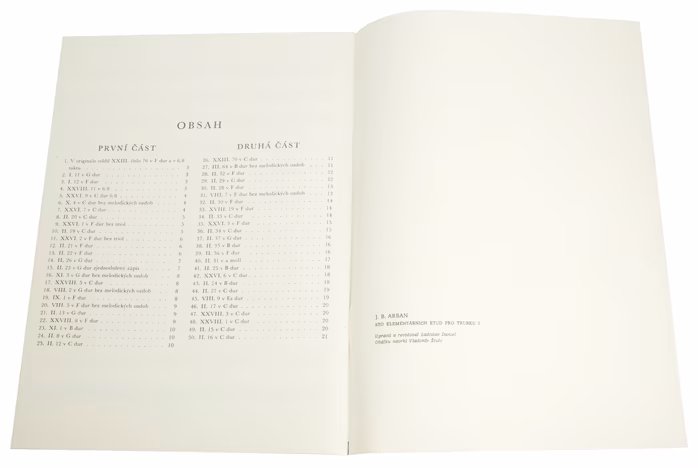 KN Sto elementárních etud, sešit I: 1-50 - Škola hry na trubku