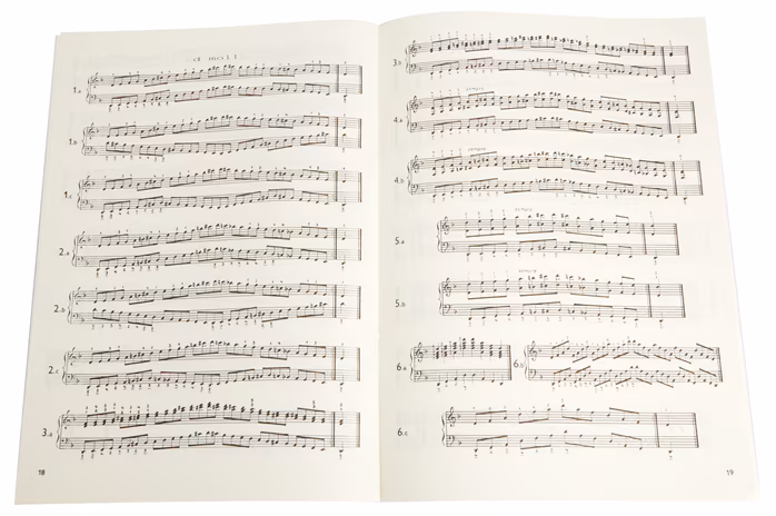 KN Studium stupnic a akordů II - mollové - Škola hry na akordeon