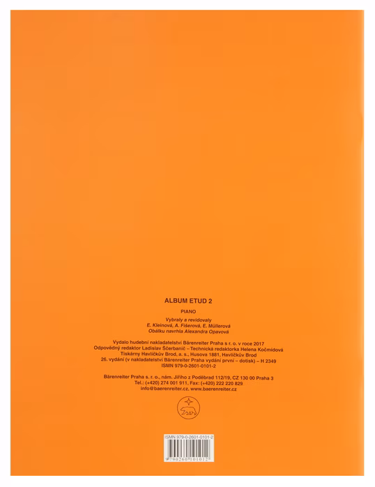 KN Album etud II (použité) - Škola hry na klavír