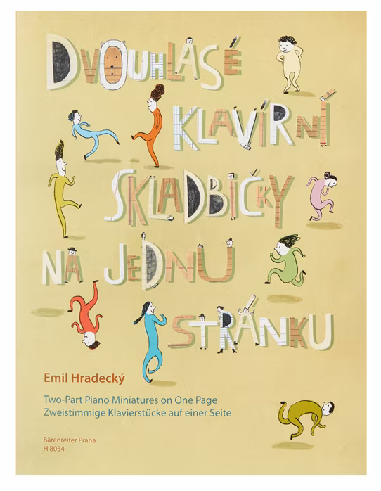 KN Dvouhlasé klavírní skladbičky na jednu stránku - Noty pro klavír