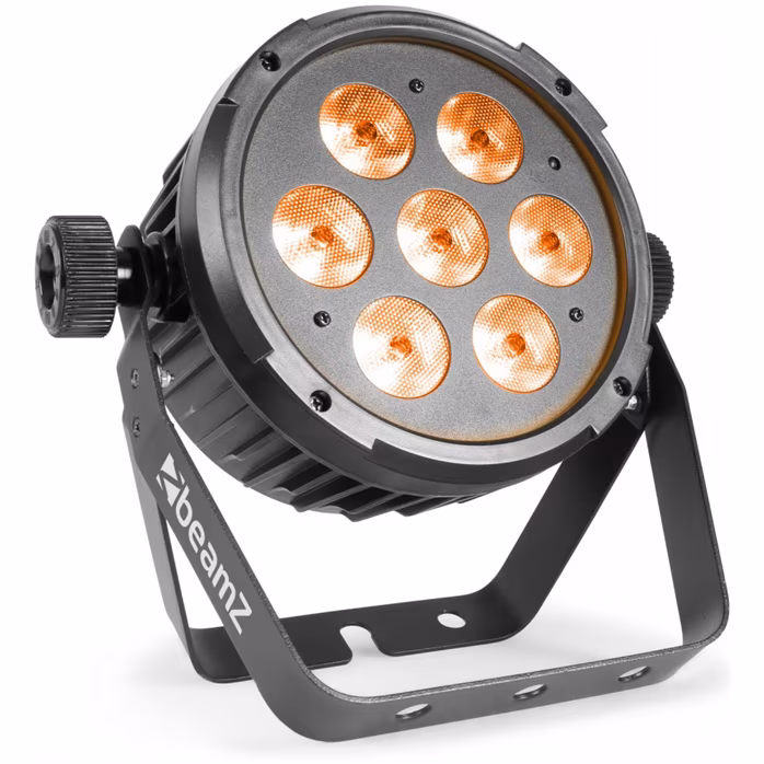 BeamZ BT280 LED Flat Par 7x10W 6in1 RGBAW-UV - LED PAR reflektor