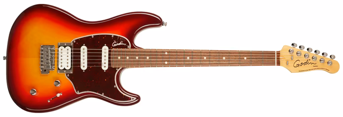 Godin Session LTD Cherry Burst HG RN - Elektrická kytara